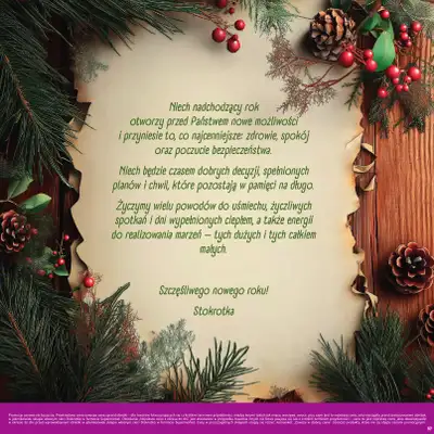 Stokrotka - gazetka promocyjna Katalog Sylwester  do środy 14.01 - strona 37