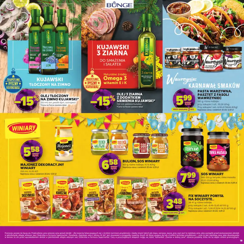 Stokrotka - gazetka promocyjna Katalog Sylwester  do środy 14.01 - strona 19