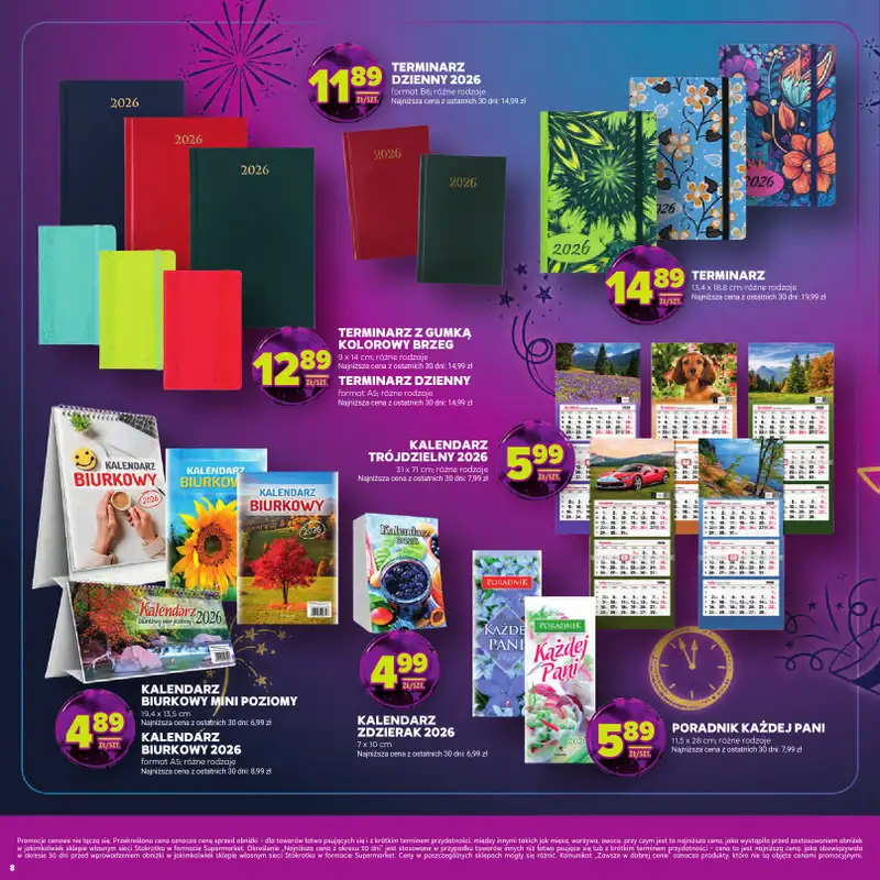 Stokrotka - gazetka promocyjna Katalog Sylwester  do środy 14.01 - strona 8