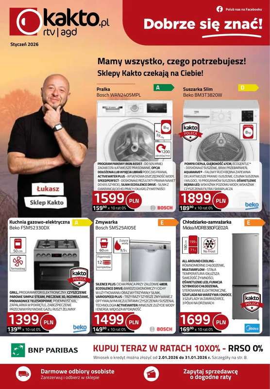 kakto.pl - gazetka promocyjna Gazetka od czwartku 01.01 do soboty 31.01