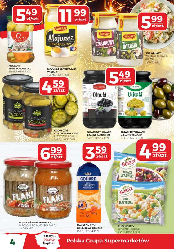 Top Market - gazetka promocyjna Gazetka od poniedziałku 29.12 do poniedziałku 05.01 - strona 4