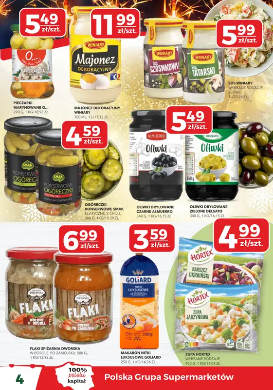 Top Market - gazetka promocyjna Gazetka od poniedziałku 29.12 do poniedziałku 05.01 - strona 4
