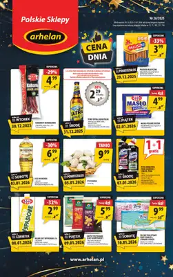 Arhelan - gazetka promocyjna Gazetka od poniedziałku 29.12 do niedzieli 11.01
