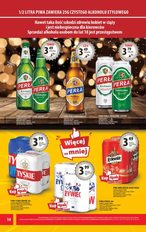 Arhelan - gazetka promocyjna Gazetka od poniedziałku 29.12 do niedzieli 11.01 - strona 14