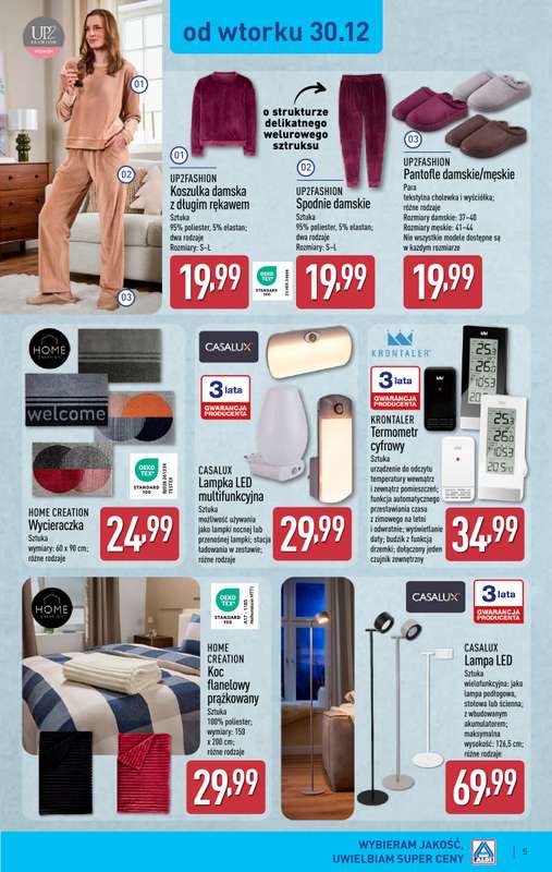 Aldi - gazetka promocyjna Aldi ma to coś! od poniedziałku 29.12 do soboty 03.01 - strona 5
