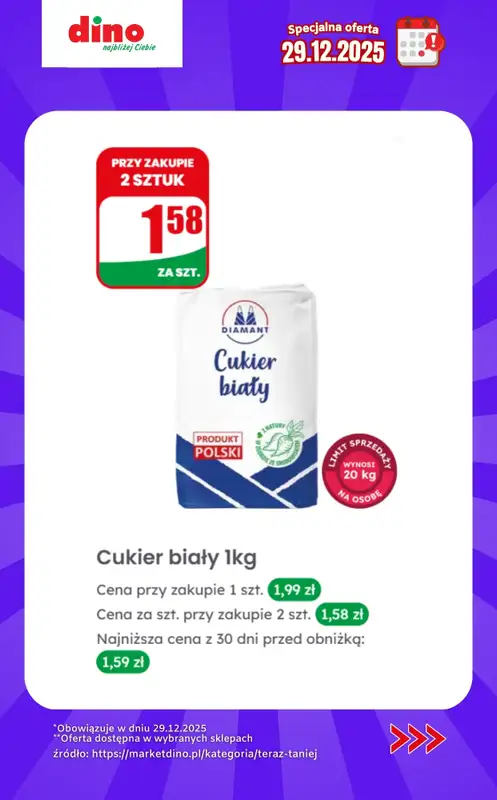 Dino - gazetka promocyjna Specjalna oferta na 29.12.2025 - promocje spoza gazetki od poniedziałku 29.12 do poniedziałku 29.12 - strona 9