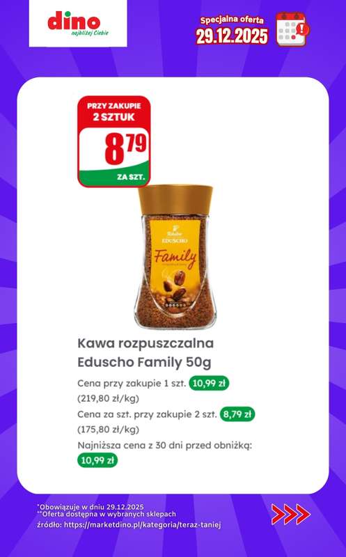 Dino - gazetka promocyjna Specjalna oferta na 29.12.2025 - promocje spoza gazetki od poniedziałku 29.12 do poniedziałku 29.12 - strona 5