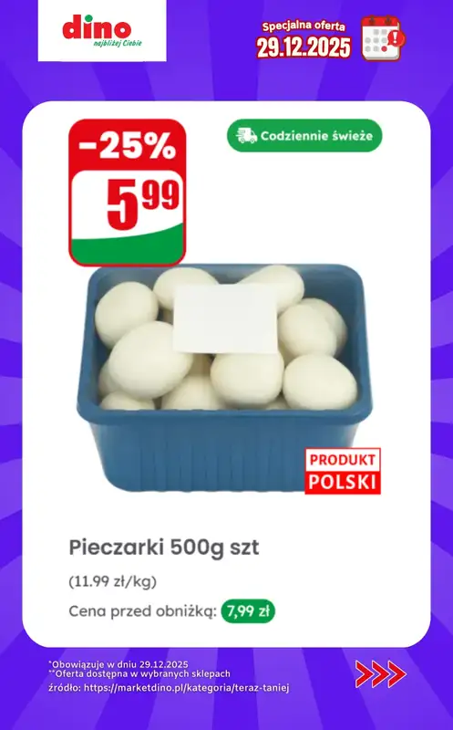Dino - gazetka promocyjna Specjalna oferta na 29.12.2025 - promocje spoza gazetki   - strona 3