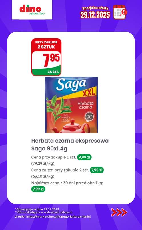Dino - gazetka promocyjna Specjalna oferta na 29.12.2025 - promocje spoza gazetki od poniedziałku 29.12 do poniedziałku 29.12 - strona 7