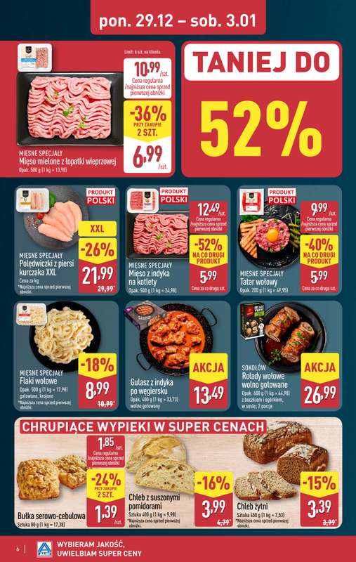Aldi - gazetka promocyjna Pełny katalog! od poniedziałku 29.12 do soboty 03.01 - strona 6