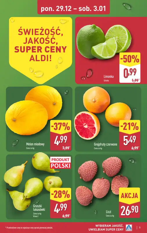 Aldi - gazetka promocyjna Pełny katalog! od poniedziałku 29.12 do soboty 03.01 - strona 5