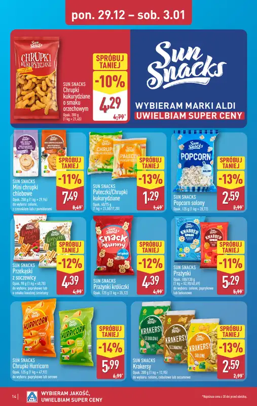 Aldi - gazetka promocyjna Pełny katalog! od poniedziałku 29.12 do soboty 03.01 - strona 14
