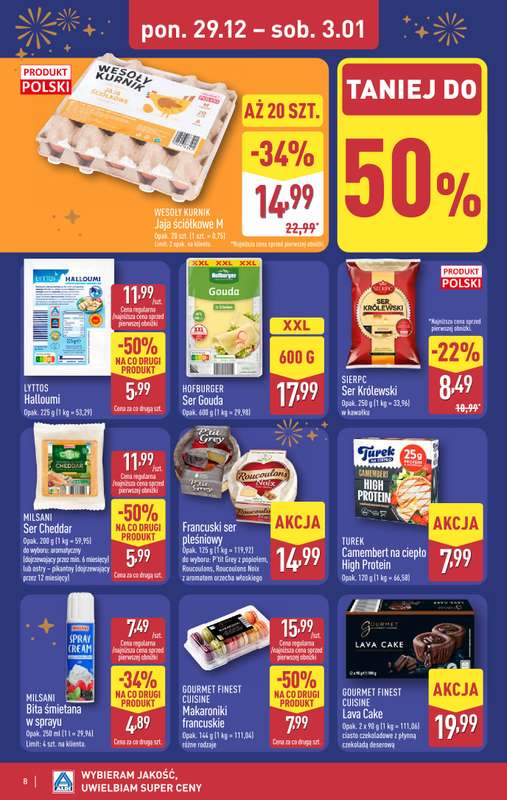 Aldi - gazetka promocyjna Pełny katalog! od poniedziałku 29.12 do soboty 03.01 - strona 8