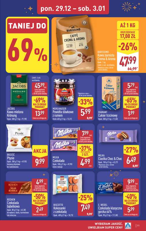 Aldi - gazetka promocyjna Pełny katalog! od poniedziałku 29.12 do soboty 03.01 - strona 11