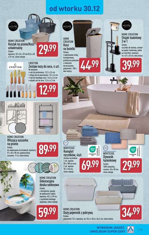 Aldi - gazetka promocyjna Pełny katalog! od poniedziałku 29.12 do soboty 03.01 - strona 23