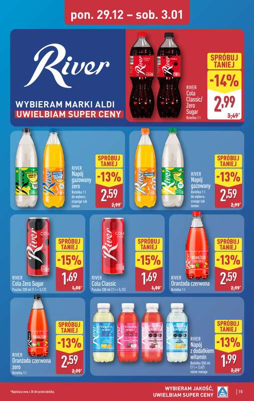 Aldi - gazetka promocyjna Pełny katalog! od poniedziałku 29.12 do soboty 03.01 - strona 15
