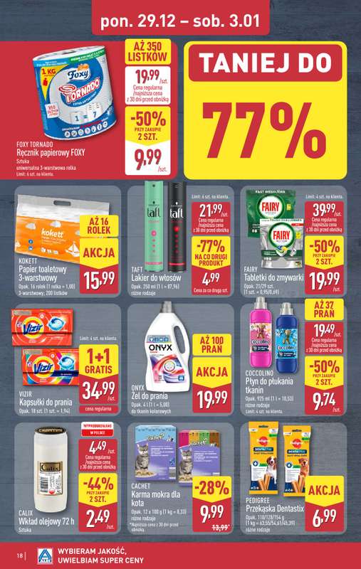 Aldi - gazetka promocyjna Pełny katalog! od poniedziałku 29.12 do soboty 03.01 - strona 18
