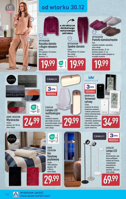 Aldi - gazetka promocyjna Pełny katalog! od poniedziałku 29.12 do soboty 03.01 - strona 22