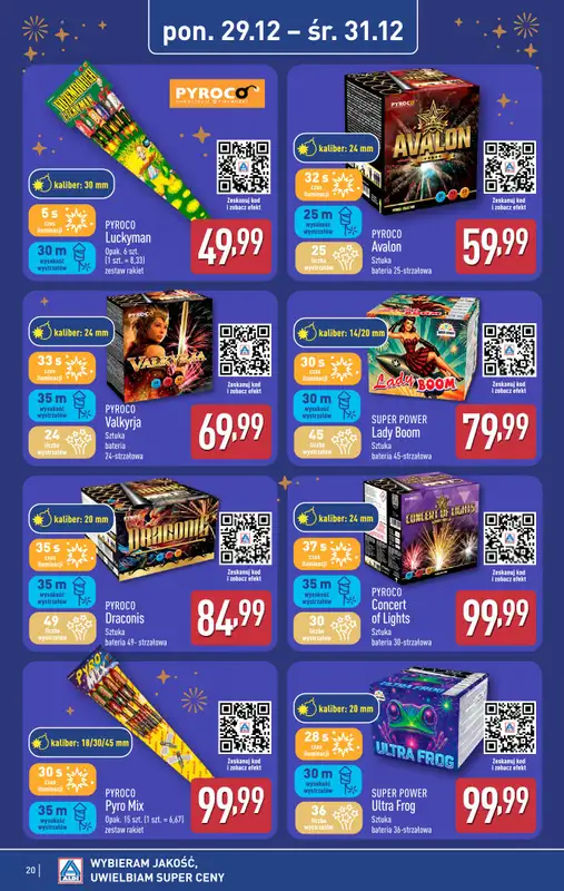 Aldi - gazetka promocyjna Pełny katalog! od poniedziałku 29.12 do soboty 03.01 - strona 20
