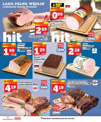 TOPAZ - gazetka promocyjna Gazetka od czwartku 08.01 do środy 14.01 - strona 6