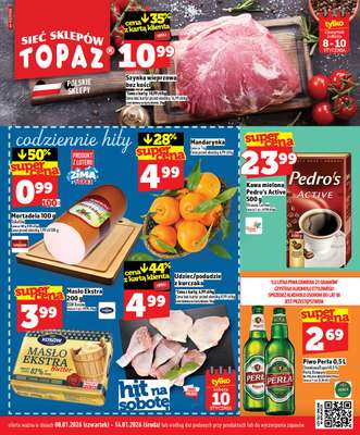 TOPAZ - gazetka promocyjna Gazetka od czwartku 08.01 do środy 14.01