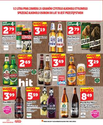 TOPAZ - gazetka promocyjna Gazetka od czwartku 08.01 do środy 14.01 - strona 20