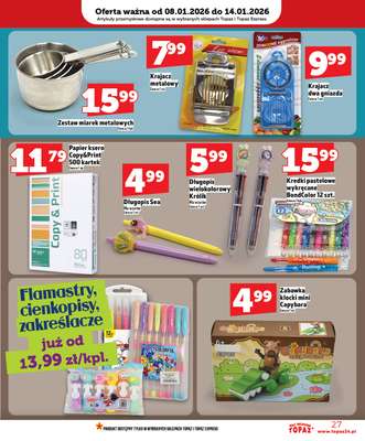 TOPAZ - gazetka promocyjna Gazetka od czwartku 08.01 do środy 14.01 - strona 27