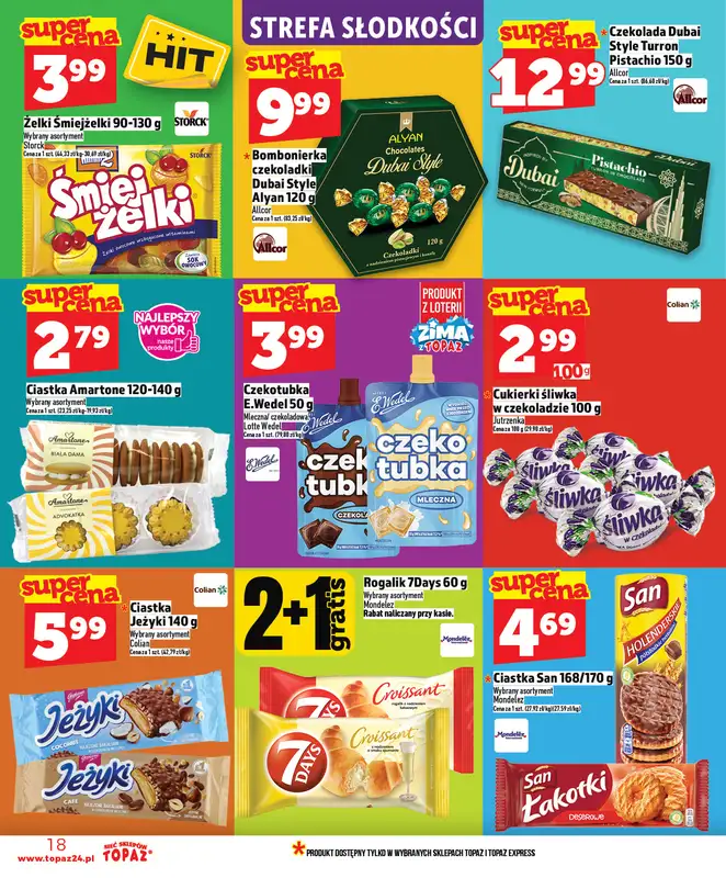 TOPAZ - gazetka promocyjna Gazetka od czwartku 08.01 do środy 14.01 - strona 18