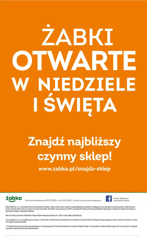 Żabka - gazetka promocyjna Gazetka Spożywcza od wtorku 30.12 do wtorku 13.01 - strona 12
