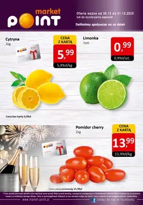 Market Point - gazetka promocyjna Promocje weekendowe od wtorku 30.12 do środy 31.12