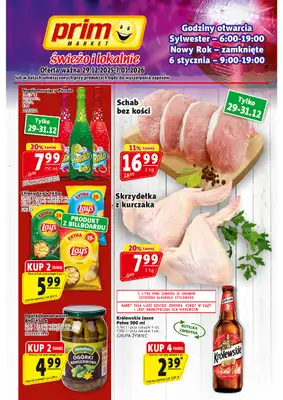 Prim Market - gazetka promocyjna Gazetka od poniedziałku 29.12 do środy 07.01