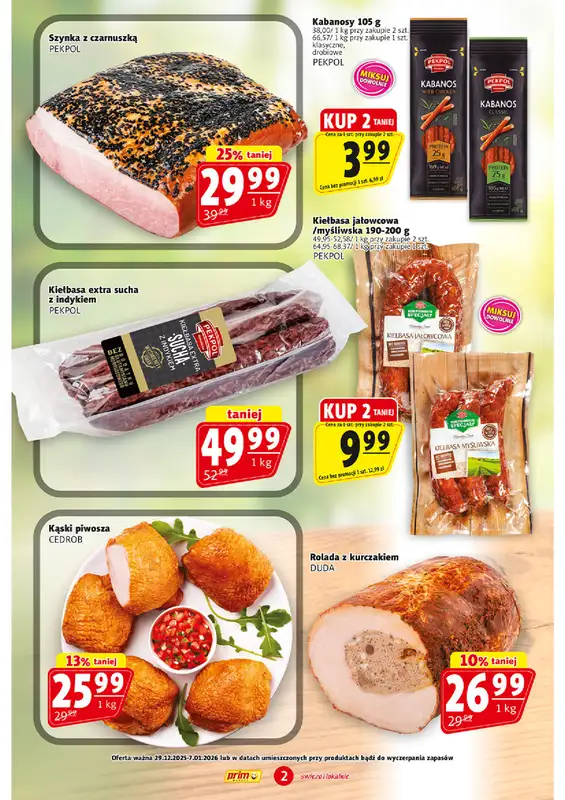 Prim Market - gazetka promocyjna Gazetka od poniedziałku 29.12 do środy 07.01 - strona 2