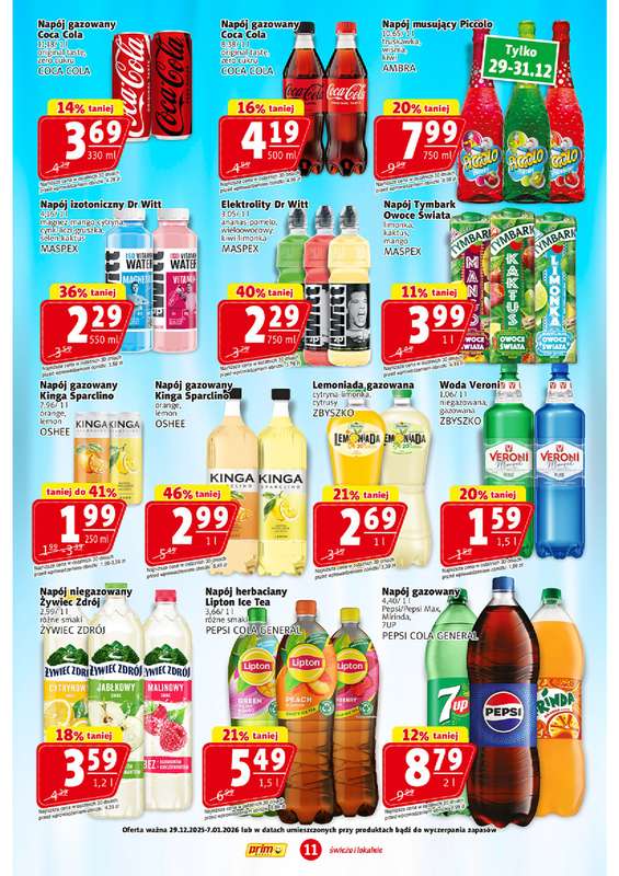 Prim Market - gazetka promocyjna Gazetka od poniedziałku 29.12 do środy 07.01 - strona 11