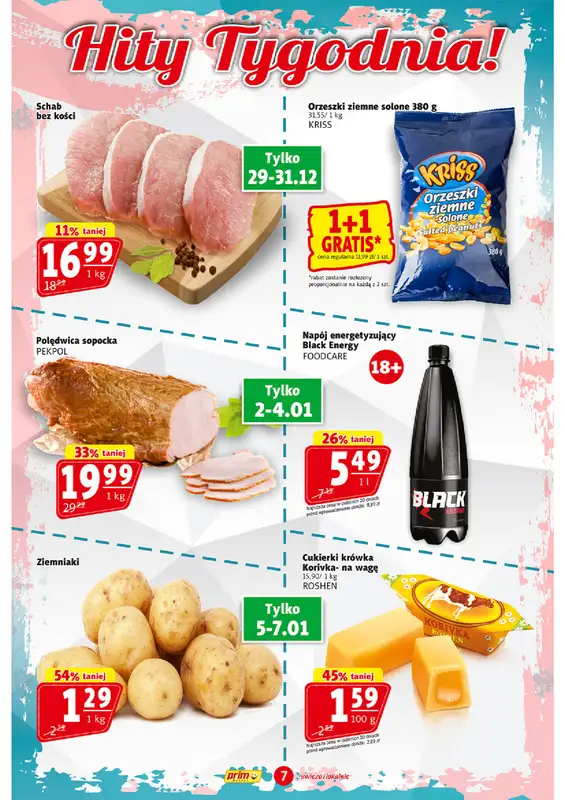 Prim Market - gazetka promocyjna Gazetka od poniedziałku 29.12 do środy 07.01 - strona 7