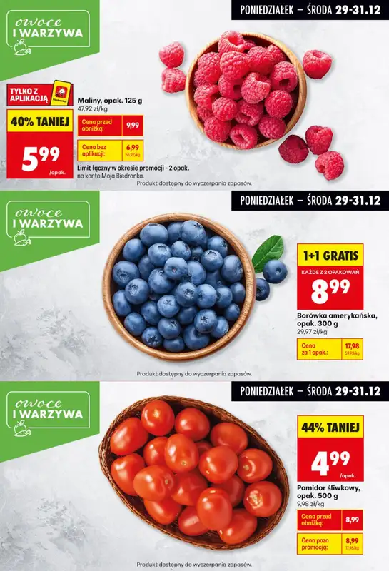 Biedronka - gazetka promocyjna Biedronkowe oszczędności   - strona 3