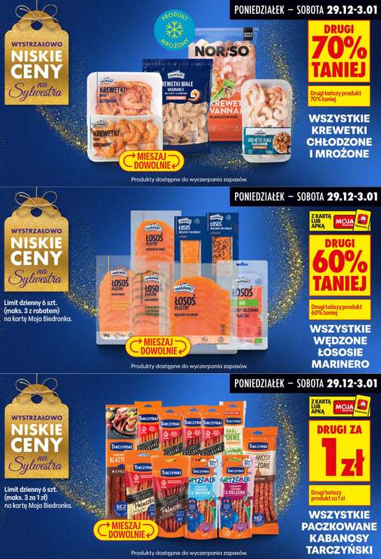 Biedronka - gazetka promocyjna Biedronkowe oszczędności od poniedziałku 29.12 do środy 31.12 - strona 6