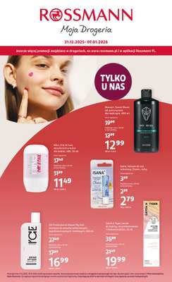 Rossmann - gazetka promocyjna Gazetka od środy 31.12 do środy 07.01