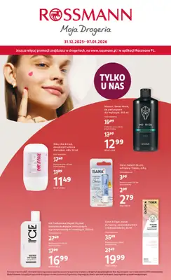 Rossmann - gazetka promocyjna Gazetka od środy 31.12 do środy 07.01