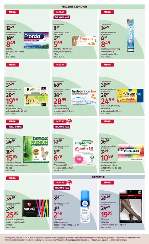 Rossmann - gazetka promocyjna Gazetka od środy 31.12 do środy 07.01 - strona 16