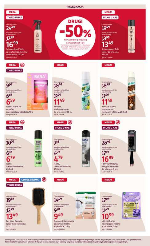 Rossmann - gazetka promocyjna Gazetka od środy 31.12 do środy 07.01 - strona 7