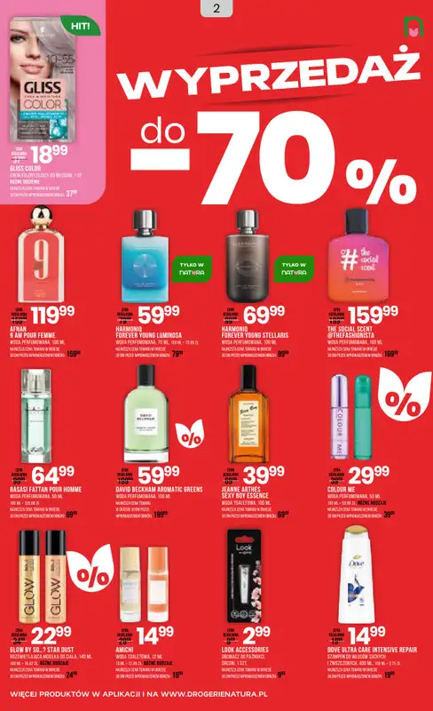 Drogerie Natura - gazetka promocyjna Gazetka od poniedziałku 29.12 do poniedziałku 19.01 - strona 2