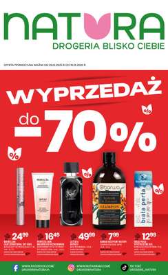 Drogerie Natura - gazetka promocyjna Gazetka od poniedziałku 29.12 do poniedziałku 19.01
