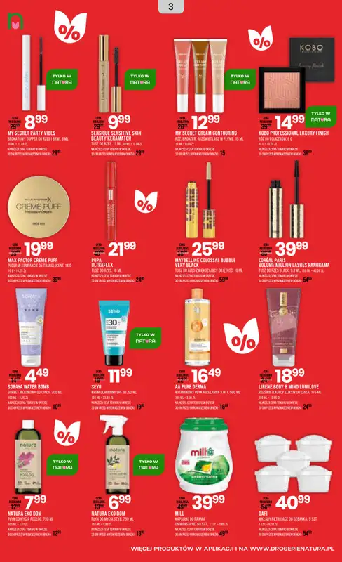 Drogerie Natura - gazetka promocyjna Gazetka od poniedziałku 29.12 do poniedziałku 19.01 - strona 3