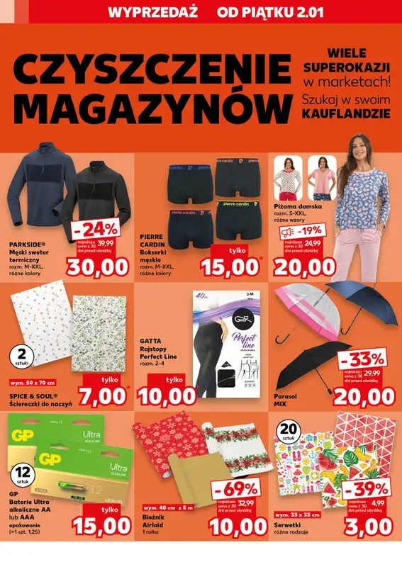 Kaufland - gazetka promocyjna Oferta Kaufland - Non Food od piątku 02.01 do środy 07.01 - strona 4