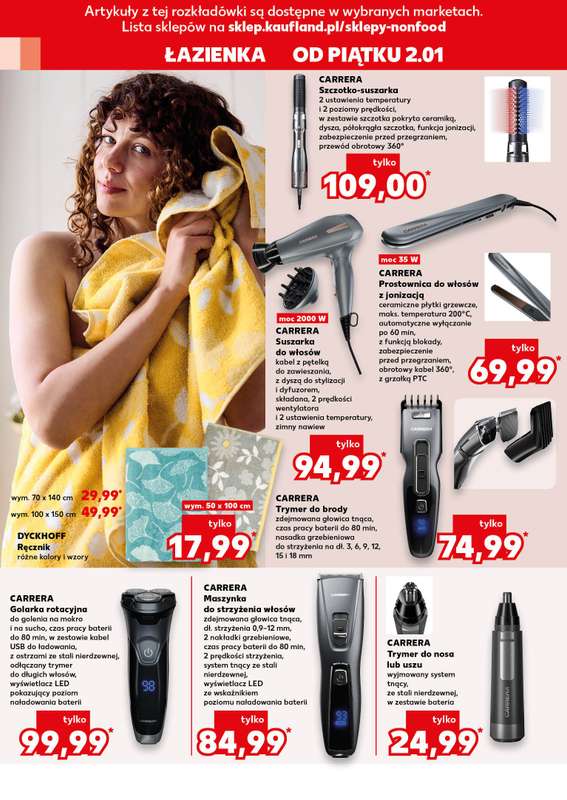 Kaufland - gazetka promocyjna Oferta Kaufland - Non Food od piątku 02.01 do środy 07.01 - strona 12