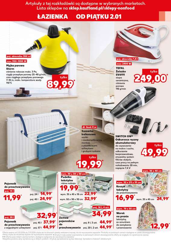 Kaufland - gazetka promocyjna Oferta Kaufland - Non Food od piątku 02.01 do środy 07.01 - strona 13