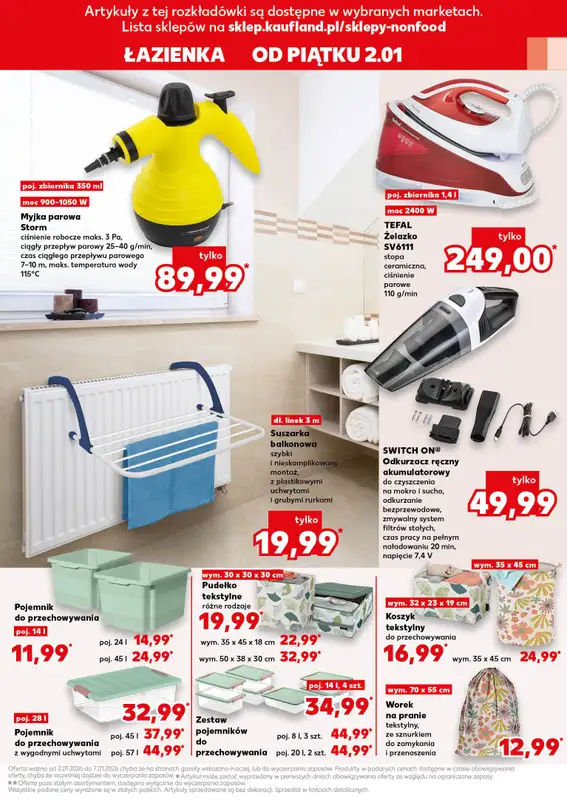 Kaufland - gazetka promocyjna Oferta Kaufland - Non Food od piątku 02.01 do środy 07.01 - strona 13