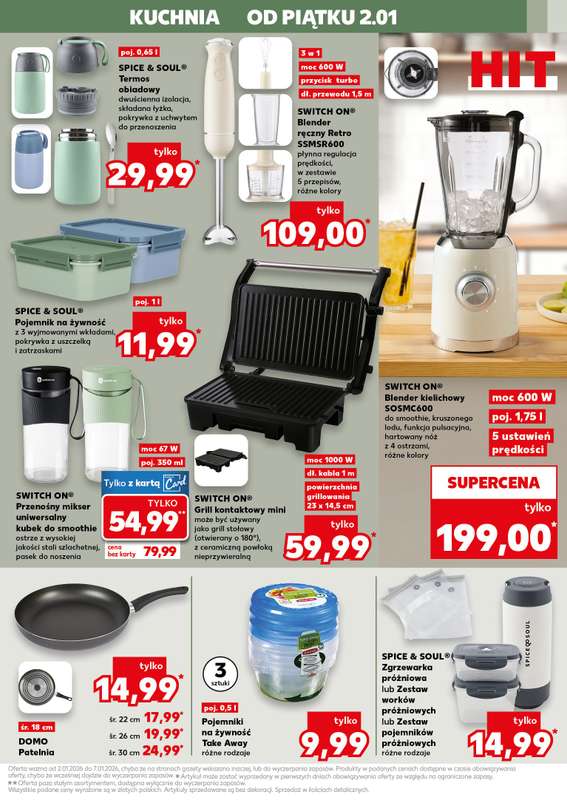 Kaufland - gazetka promocyjna Oferta Kaufland - Non Food od piątku 02.01 do środy 07.01 - strona 15