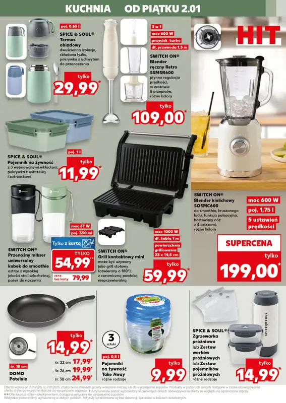 Kaufland - gazetka promocyjna Oferta Kaufland - Non Food od piątku 02.01 do środy 07.01 - strona 15