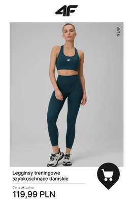 4F - gazetka promocyjna Nowa kolekcja treningowa dla niej od poniedziałku 29.12  - strona 3